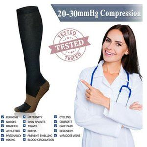 6 Pairs Compression Socks  unisex Graduated